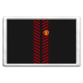 Магнит 45*70 с принтом Manchester United Creative #2 , Пластик | Размер: 78*52 мм; Размер печати: 70*45 | fc | manchester united | манчестер юнайтед | спорт | футбол