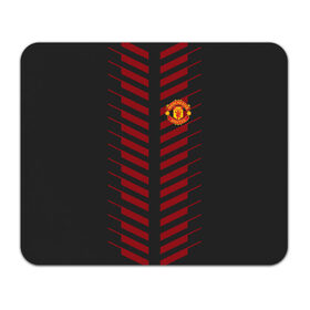 Коврик прямоугольный с принтом Manchester United Creative #2 , натуральный каучук | размер 230 х 185 мм; запечатка лицевой стороны | fc | manchester united | манчестер юнайтед | спорт | футбол