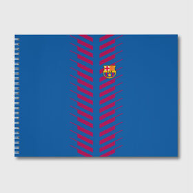 Альбом для рисования с принтом FC Barcelona 2018 Creative , 100% бумага
 | матовая бумага, плотность 200 мг. | Тематика изображения на принте: fc | fc barcelona | fcb | барселона | мяч | спорт | футбол | футбольный клуб