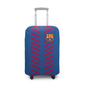 Чехол для чемодана 3D с принтом FC Barcelona 2018 Creative , 86% полиэфир, 14% спандекс | двустороннее нанесение принта, прорези для ручек и колес | fc | fc barcelona | fcb | барселона | мяч | спорт | футбол | футбольный клуб