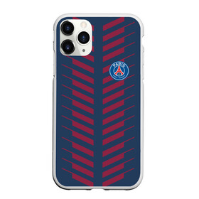 Чехол для iPhone 11 Pro матовый с принтом PSG 2018 Creative , Силикон |  | fc | fly emirates | paris | psg | лого | париж | псж | спорт | спортивные | фк | футбольный клуб