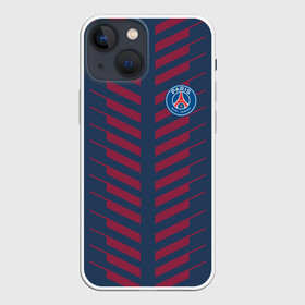 Чехол для iPhone 13 mini с принтом PSG LOGO ORIGINAL UNIFORM | ПСЖ ФОРМА ,  |  | fc | fly emirates | paris | psg | лого | париж | псж | спорт | спортивные | фк | футбольный клуб