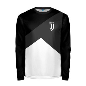 Мужской лонгслив 3D с принтом Juventus 2018 Original #8 , 100% полиэстер | длинные рукава, круглый вырез горловины, полуприлегающий силуэт | juventus | спорт | футбол | футбольный клуб | ювентус