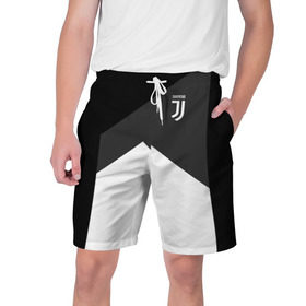 Мужские шорты 3D с принтом Juventus 2018 Original #8 ,  полиэстер 100% | прямой крой, два кармана без застежек по бокам. Мягкая трикотажная резинка на поясе, внутри которой широкие завязки. Длина чуть выше колен | juventus | спорт | футбол | футбольный клуб | ювентус