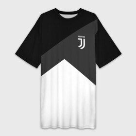 Платье-футболка 3D с принтом Juventus 2018 Original 8 ,  |  | juventus | спорт | футбол | футбольный клуб | ювентус