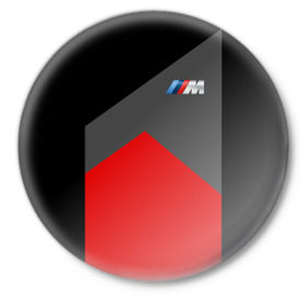 Значок с принтом BMW 2018 SportWear #1 ,  металл | круглая форма, металлическая застежка в виде булавки | Тематика изображения на принте: bmw | автомобиль | автомобильные | бмв | машины