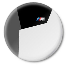 Значок с принтом BMW 2018 SportWear #5 ,  металл | круглая форма, металлическая застежка в виде булавки | bmw | автомобиль | автомобильные | бмв | машины
