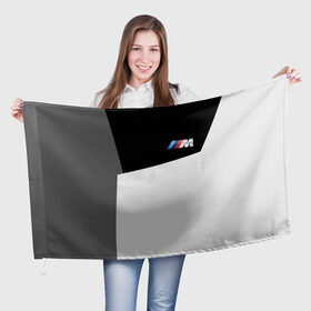 Флаг 3D с принтом BMW 2018 SportWear #5 , 100% полиэстер | плотность ткани — 95 г/м2, размер — 67 х 109 см. Принт наносится с одной стороны | bmw | автомобиль | автомобильные | бмв | машины