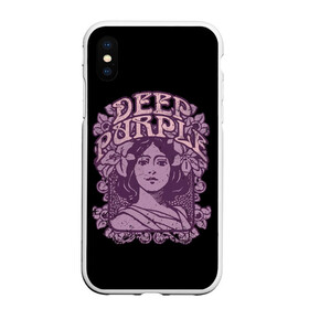 Чехол для iPhone XS Max матовый с принтом Deep Purple , Силикон | Область печати: задняя сторона чехла, без боковых панелей | album | british | deep purple | england | heavy metal | rock group | альбом | англия | британская | рок группа | хеви металл