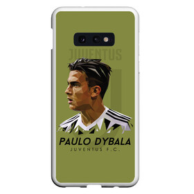 Чехол для Samsung S10E с принтом Paulo Dybala Juventus FC , Силикон | Область печати: задняя сторона чехла, без боковых панелей | dibala | dybala | juve | juventus | juvi | kit | russia | world cup | бонусная | гостевая | дибала | домашняя | италия | футбол | чемпионат мира | юве | ювентус | юви