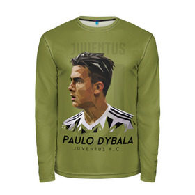 Мужской лонгслив 3D с принтом Paulo Dybala Juventus FC , 100% полиэстер | длинные рукава, круглый вырез горловины, полуприлегающий силуэт | dibala | dybala | juve | juventus | juvi | kit | russia | world cup | бонусная | гостевая | дибала | домашняя | италия | футбол | чемпионат мира | юве | ювентус | юви