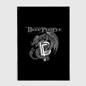 Постер с принтом Deep Purple , 100% бумага
 | бумага, плотность 150 мг. Матовая, но за счет высокого коэффициента гладкости имеет небольшой блеск и дает на свету блики, но в отличии от глянцевой бумаги не покрыта лаком | album | british | deep purple | england | heavy metal | rock group | альбом | англия | британская | рок группа | хеви металл