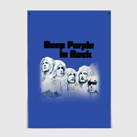 Постер с принтом Deep Purple , 100% бумага
 | бумага, плотность 150 мг. Матовая, но за счет высокого коэффициента гладкости имеет небольшой блеск и дает на свету блики, но в отличии от глянцевой бумаги не покрыта лаком | album | british | deep purple | england | heavy metal | rock group | альбом | англия | британская | рок группа | хеви металл