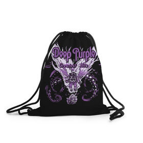 Рюкзак-мешок 3D с принтом Deep Purple , 100% полиэстер | плотность ткани — 200 г/м2, размер — 35 х 45 см; лямки — толстые шнурки, застежка на шнуровке, без карманов и подкладки | album | british | deep purple | england | heavy metal | rock group | альбом | англия | британская | рок группа | хеви металл