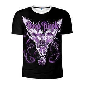 Мужская футболка 3D спортивная с принтом Deep Purple , 100% полиэстер с улучшенными характеристиками | приталенный силуэт, круглая горловина, широкие плечи, сужается к линии бедра | album | british | deep purple | england | heavy metal | rock group | альбом | англия | британская | рок группа | хеви металл