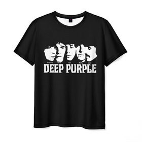 Мужская футболка 3D с принтом Deep Purple , 100% полиэфир | прямой крой, круглый вырез горловины, длина до линии бедер | album | british | deep purple | england | heavy metal | rock group | альбом | англия | британская | рок группа | хеви металл