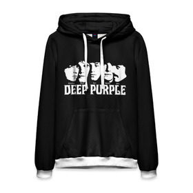 Мужская толстовка 3D с принтом Deep Purple , 100% полиэстер | двухслойный капюшон со шнурком для регулировки, мягкие манжеты на рукавах и по низу толстовки, спереди карман-кенгуру с мягким внутренним слоем. | Тематика изображения на принте: album | british | deep purple | england | heavy metal | rock group | альбом | англия | британская | рок группа | хеви металл