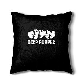 Подушка 3D с принтом Deep Purple , наволочка – 100% полиэстер, наполнитель – холлофайбер (легкий наполнитель, не вызывает аллергию). | состоит из подушки и наволочки. Наволочка на молнии, легко снимается для стирки | album | british | deep purple | england | heavy metal | rock group | альбом | англия | британская | рок группа | хеви металл