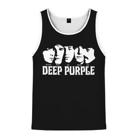Мужская майка 3D с принтом Deep Purple , 100% полиэстер | круглая горловина, приталенный силуэт, длина до линии бедра. Пройма и горловина окантованы тонкой бейкой | album | british | deep purple | england | heavy metal | rock group | альбом | англия | британская | рок группа | хеви металл