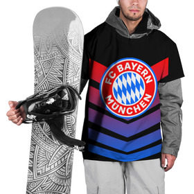 Накидка на куртку 3D с принтом FC Bayern 2018 Original #13 , 100% полиэстер |  | Тематика изображения на принте: bayern | fc | бавария | спорт | спортивные | футбол | футбольный клуб