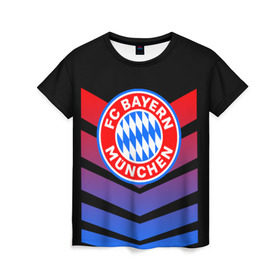 Женская футболка 3D с принтом FC Bayern 2018 Original #13 , 100% полиэфир ( синтетическое хлопкоподобное полотно) | прямой крой, круглый вырез горловины, длина до линии бедер | bayern | fc | бавария | спорт | спортивные | футбол | футбольный клуб