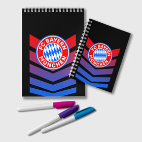 Блокнот с принтом FC Bayern 2018 Original #13 , 100% бумага | 48 листов, плотность листов — 60 г/м2, плотность картонной обложки — 250 г/м2. Листы скреплены удобной пружинной спиралью. Цвет линий — светло-серый
 | bayern | fc | бавария | спорт | спортивные | футбол | футбольный клуб