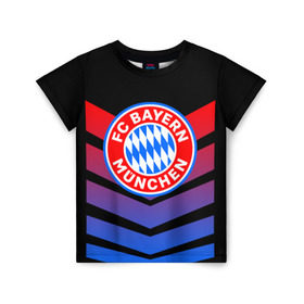 Детская футболка 3D с принтом FC Bayern 2018 Original #13 , 100% гипоаллергенный полиэфир | прямой крой, круглый вырез горловины, длина до линии бедер, чуть спущенное плечо, ткань немного тянется | bayern | fc | бавария | спорт | спортивные | футбол | футбольный клуб