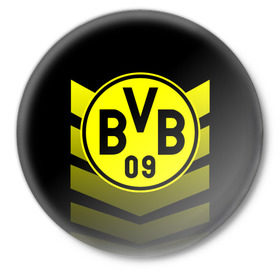 Значок с принтом FC Borussia 2018 Original #15 ,  металл | круглая форма, металлическая застежка в виде булавки | боруссия | дортмунд