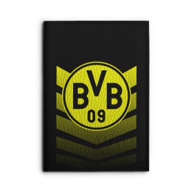 Обложка для автодокументов с принтом FC Borussia 2018 Original #15 , натуральная кожа |  размер 19,9*13 см; внутри 4 больших “конверта” для документов и один маленький отдел — туда идеально встанут права | боруссия | дортмунд