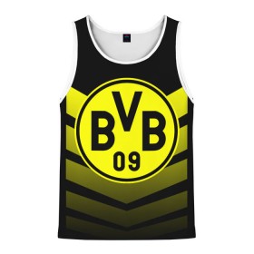 Мужская майка 3D с принтом FC Borussia 2018 Original #15 , 100% полиэстер | круглая горловина, приталенный силуэт, длина до линии бедра. Пройма и горловина окантованы тонкой бейкой | Тематика изображения на принте: боруссия | дортмунд