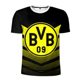 Мужская футболка 3D спортивная с принтом FC Borussia 2018 Original #15 , 100% полиэстер с улучшенными характеристиками | приталенный силуэт, круглая горловина, широкие плечи, сужается к линии бедра | боруссия | дортмунд