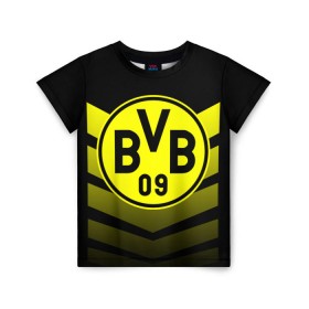 Детская футболка 3D с принтом FC Borussia 2018 Original #15 , 100% гипоаллергенный полиэфир | прямой крой, круглый вырез горловины, длина до линии бедер, чуть спущенное плечо, ткань немного тянется | Тематика изображения на принте: боруссия | дортмунд