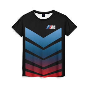Женская футболка 3D с принтом BMW 2018 Brands colors arrow , 100% полиэфир ( синтетическое хлопкоподобное полотно) | прямой крой, круглый вырез горловины, длина до линии бедер | bmw | автомобильные | бмв