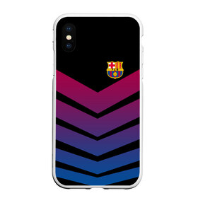 Чехол для iPhone XS Max матовый с принтом FC Barcelona 2018 Arrow , Силикон | Область печати: задняя сторона чехла, без боковых панелей | fc | fc barcelona | fcb | барселона | спорт | спортивные | футбол | футбольный клуб