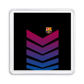 Магнит 55*55 с принтом FC Barcelona 2018 Arrow , Пластик | Размер: 65*65 мм; Размер печати: 55*55 мм | fc | fc barcelona | fcb | барселона | спорт | спортивные | футбол | футбольный клуб