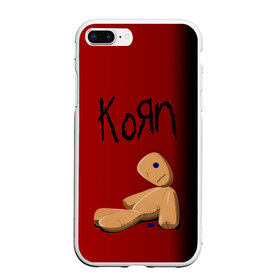 Чехол для iPhone 7Plus/8 Plus матовый с принтом Korn , Силикон | Область печати: задняя сторона чехла, без боковых панелей | korn | koяn | альтернативный | арвизу | гранж | грув | группа | дэвис | корн | коян | лузье | манки | метал | музыка | нюметал | панк | песни | рок | уэлч | филди | филипп | хэд | шаффер