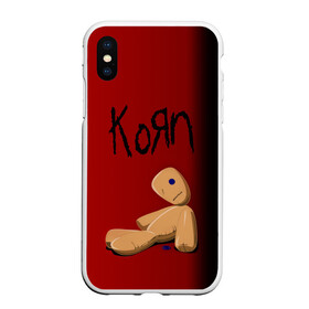 Чехол для iPhone XS Max матовый с принтом Korn , Силикон | Область печати: задняя сторона чехла, без боковых панелей | korn | koяn | альтернативный | арвизу | гранж | грув | группа | дэвис | корн | коян | лузье | манки | метал | музыка | нюметал | панк | песни | рок | уэлч | филди | филипп | хэд | шаффер