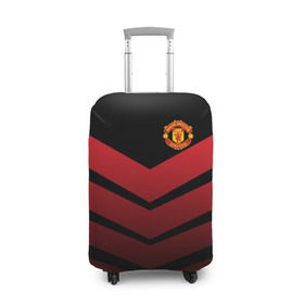 Чехол для чемодана 3D с принтом Manchester United 2018 Arrow , 86% полиэфир, 14% спандекс | двустороннее нанесение принта, прорези для ручек и колес | fc | manchester united | манчестер юнайтед | спорт | спортивные | футбол | футбольный клуб