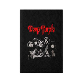 Обложка для паспорта матовая кожа с принтом Deep Purple , натуральная матовая кожа | размер 19,3 х 13,7 см; прозрачные пластиковые крепления | album | british | deep purple | england | heavy metal | rock group | альбом | англия | британская | рок группа | хеви металл