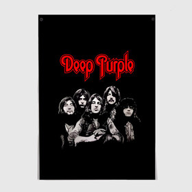 Постер с принтом Deep Purple , 100% бумага
 | бумага, плотность 150 мг. Матовая, но за счет высокого коэффициента гладкости имеет небольшой блеск и дает на свету блики, но в отличии от глянцевой бумаги не покрыта лаком | album | british | deep purple | england | heavy metal | rock group | альбом | англия | британская | рок группа | хеви металл