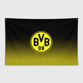 Флаг-баннер с принтом FC Borussia 2018 Original #1 , 100% полиэстер | размер 67 х 109 см, плотность ткани — 95 г/м2; по краям флага есть четыре люверса для крепления | боруссия | дортмунд