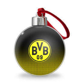 Ёлочный шар с принтом FC Borussia 2018 Original #1 , Пластик | Диаметр: 77 мм | боруссия | дортмунд