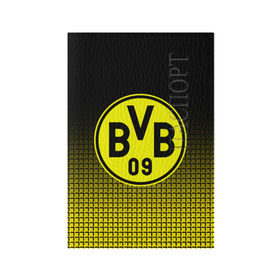 Обложка для паспорта матовая кожа с принтом FC Borussia 2018 Original #1 , натуральная матовая кожа | размер 19,3 х 13,7 см; прозрачные пластиковые крепления | боруссия | дортмунд