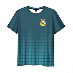 Мужская футболка 3D с принтом Real Madrid 2018 #14 , 100% полиэфир | прямой крой, круглый вырез горловины, длина до линии бедер | emirates | fc | real madrid | клуб | мода | мяч | реал мадрид | экстрим | эмблема