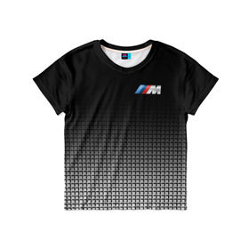 Детская футболка 3D с принтом BMW 2018 Black and White III , 100% гипоаллергенный полиэфир | прямой крой, круглый вырез горловины, длина до линии бедер, чуть спущенное плечо, ткань немного тянется | bmw | автомобильные | бмв