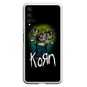 Чехол для Honor 20 с принтом Korn , Силикон | Область печати: задняя сторона чехла, без боковых панелей | Тематика изображения на принте: korn | koяn | альтернативный | арвизу | гранж | грув | группа | дэвис | корн | коян | лузье | манки | метал | музыка | нюметал | панк | песни | рок | уэлч | филди | филипп | хэд | шаффер