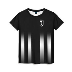 Женская футболка 3D с принтом Juventus 2018 Line , 100% полиэфир ( синтетическое хлопкоподобное полотно) | прямой крой, круглый вырез горловины, длина до линии бедер | Тематика изображения на принте: fc | juventus | спорт | фк | футбол | ювентус