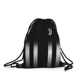 Рюкзак-мешок 3D с принтом Juventus 2018 Line , 100% полиэстер | плотность ткани — 200 г/м2, размер — 35 х 45 см; лямки — толстые шнурки, застежка на шнуровке, без карманов и подкладки | Тематика изображения на принте: fc | juventus | спорт | фк | футбол | ювентус