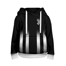 Детская толстовка 3D с принтом Juventus 2018 Line , 100% полиэстер | двухслойный капюшон со шнурком для регулировки, мягкие манжеты на рукавах и по низу толстовки, спереди карман-кенгуру с мягким внутренним слоем | Тематика изображения на принте: fc | juventus | спорт | фк | футбол | ювентус