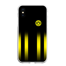 Чехол для iPhone XS Max матовый с принтом FC Borussia 2018 Line , Силикон | Область печати: задняя сторона чехла, без боковых панелей | боруссия | дортмунд